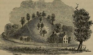 burial mound built by giants in america